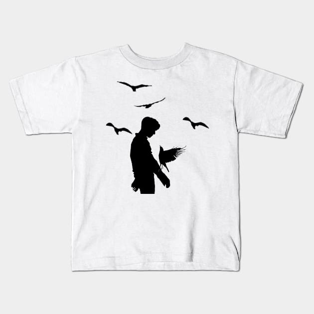 Shadow design Kids T-Shirt by Byreem